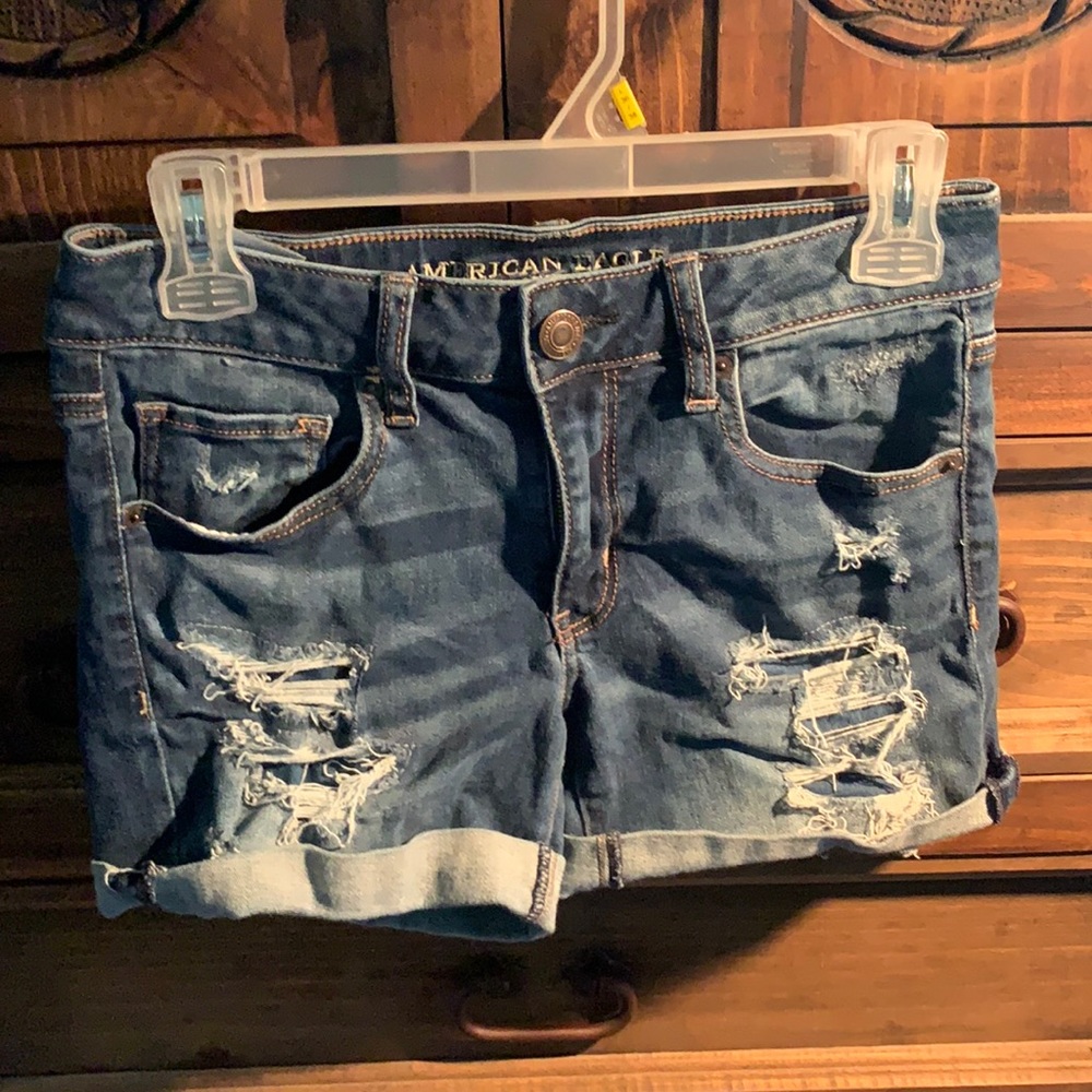 American eagle jean shorts